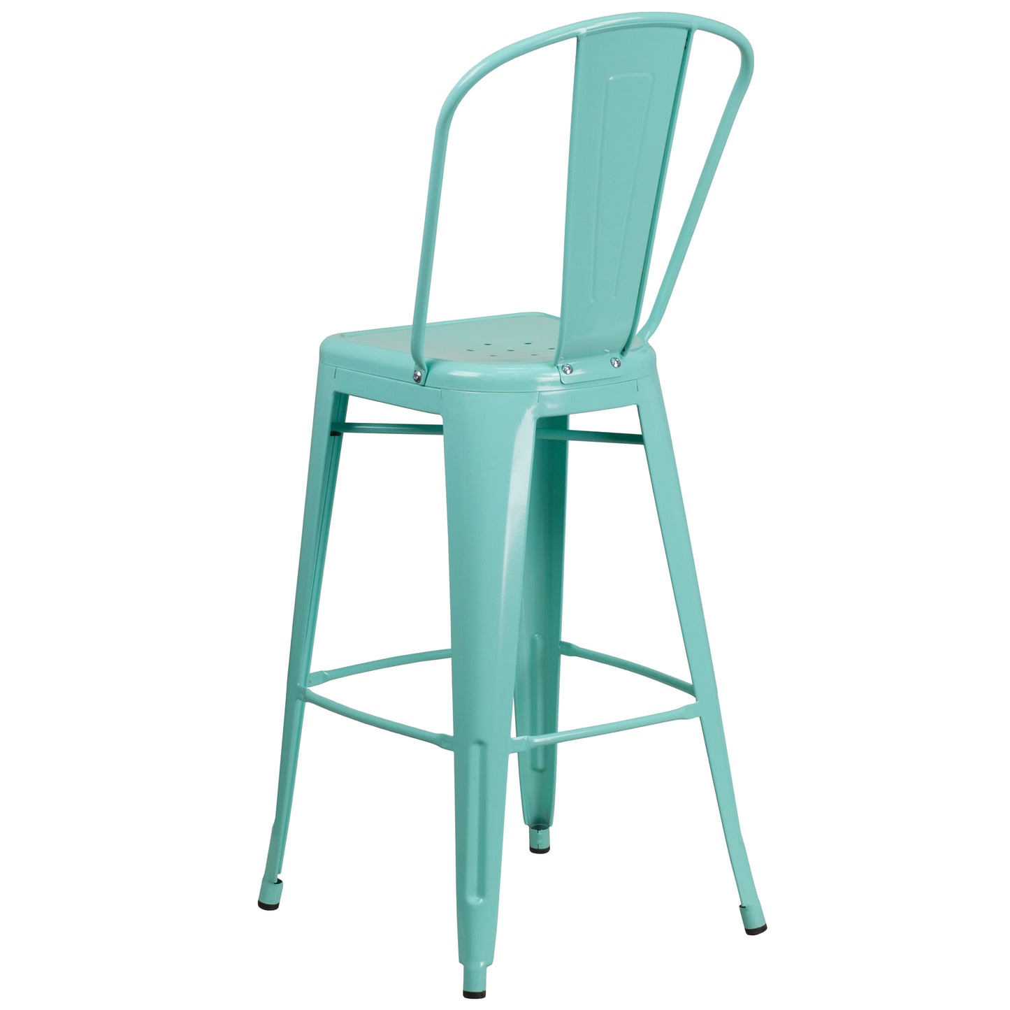 30" Mint Metal Outdoor Stool ET-3534-30-MINT-GG