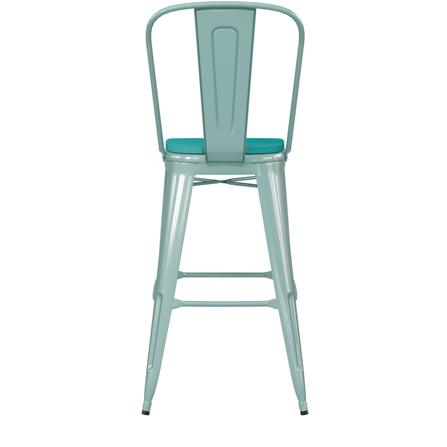 Mint Metal Stool-Mint Seat ET-3534-30-MINT-PL1M-GG