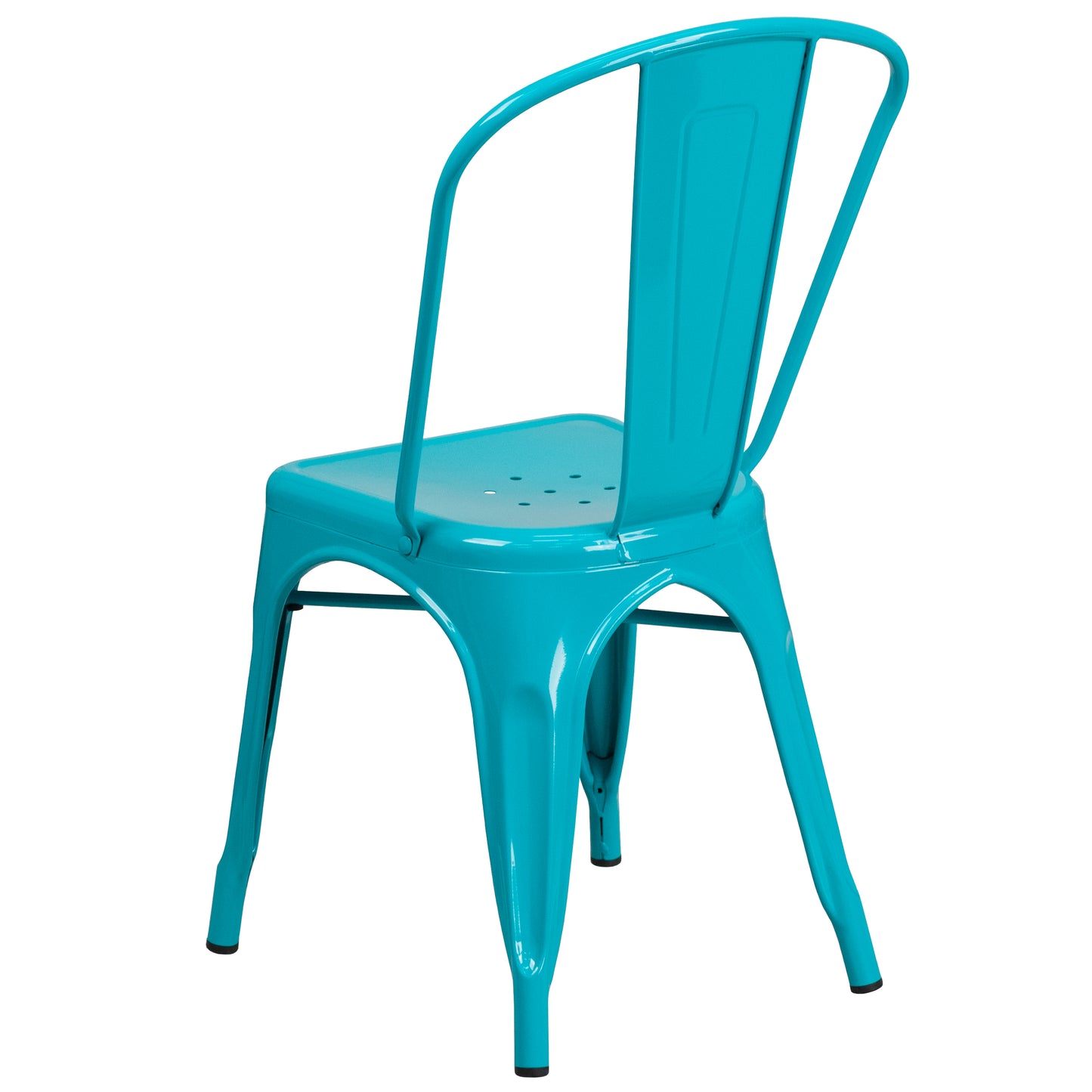 Crystal Teal-Blue Metal Chair ET-3534-CB-GG