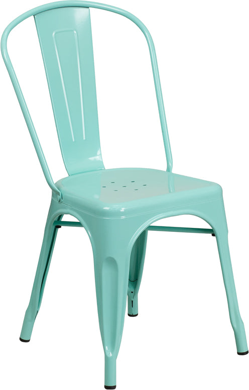 Mint Green Metal Chair ET-3534-MINT-GG