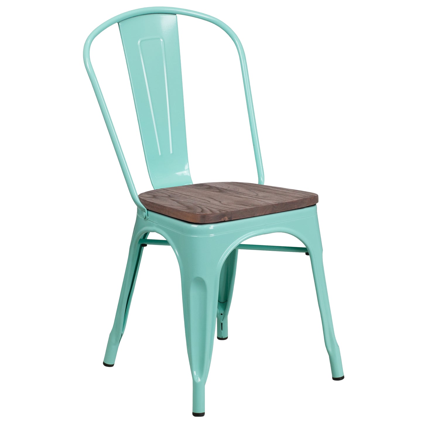 Mint Green Metal Chair ET-3534-MINT-WD-GG