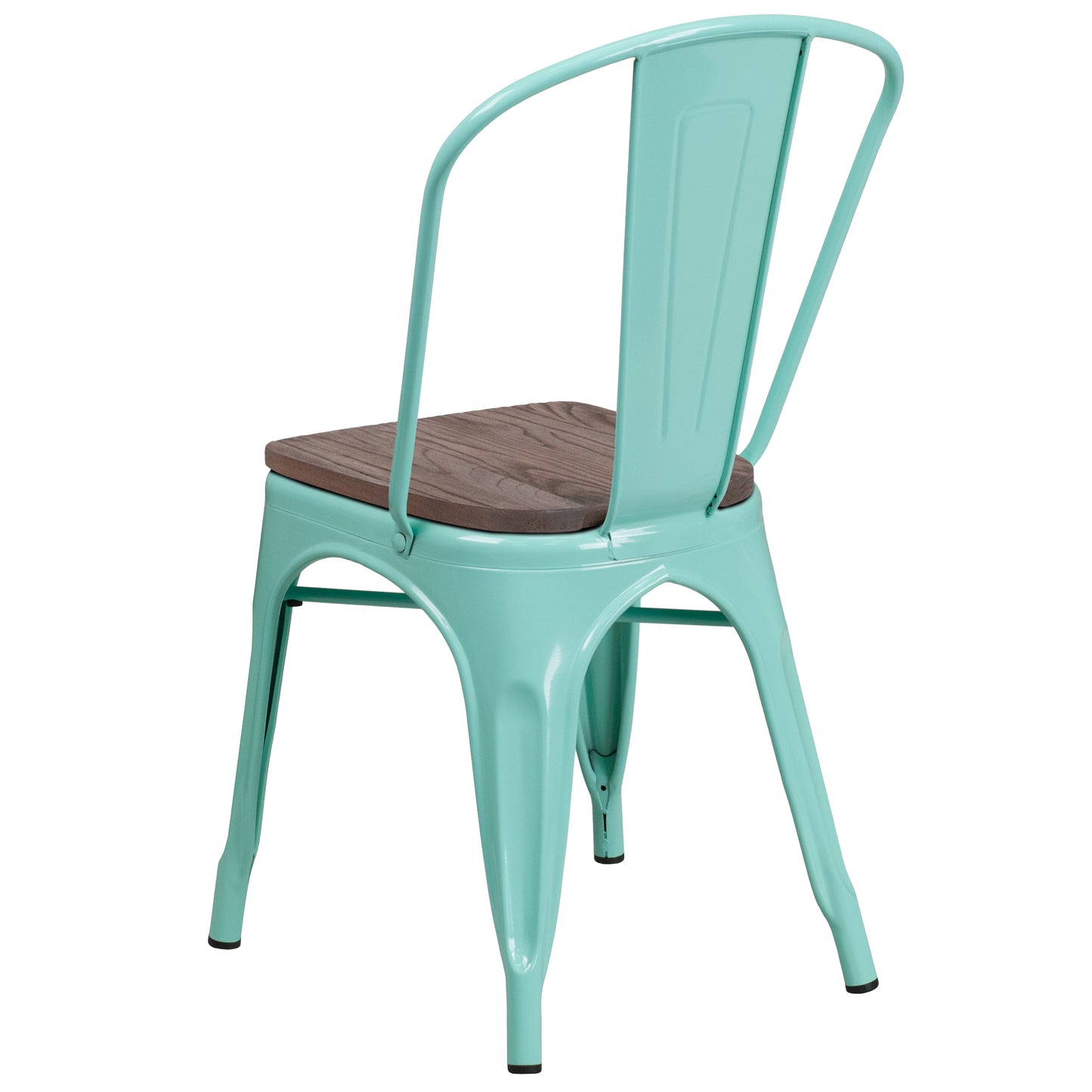 Mint Green Metal Chair ET-3534-MINT-WD-GG