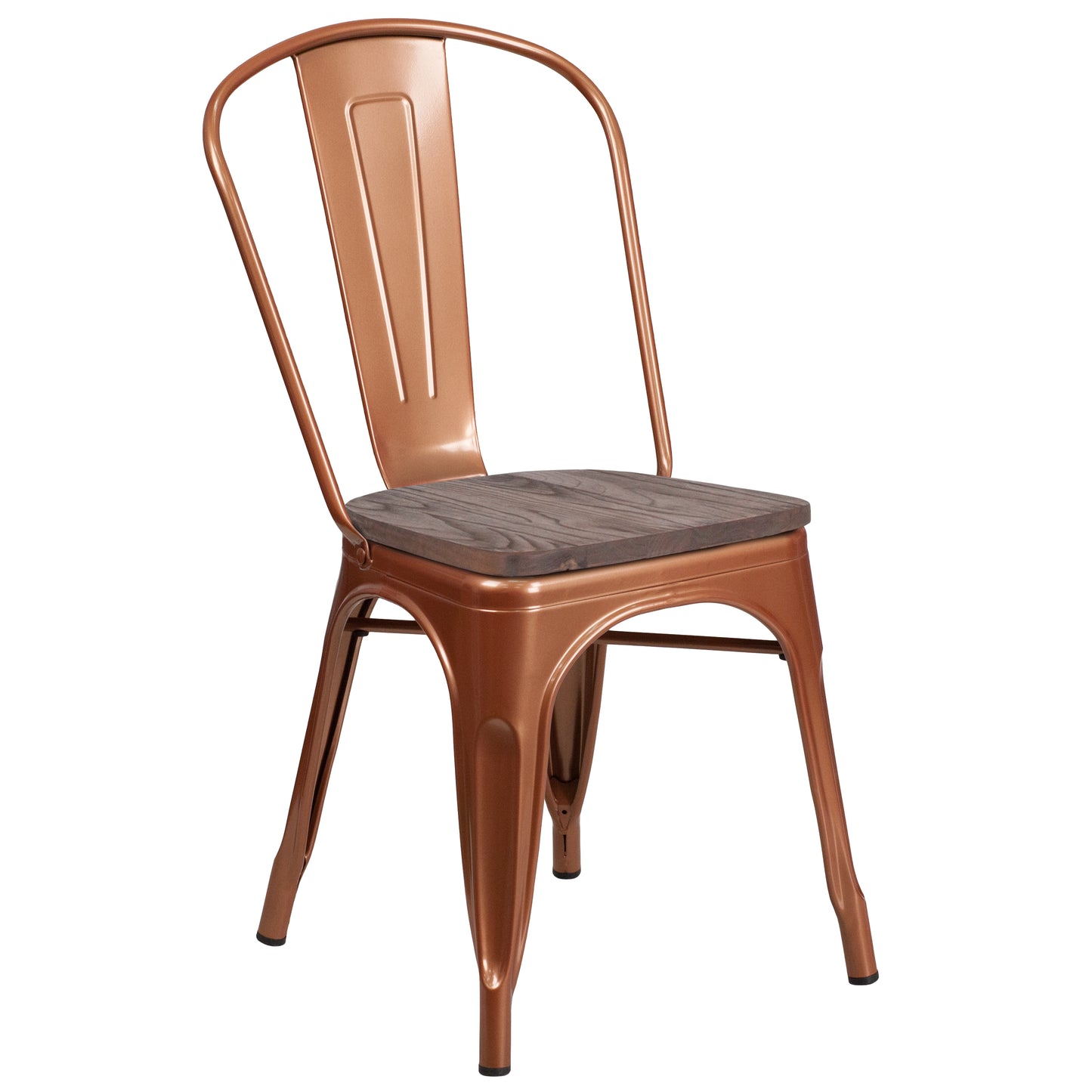 Copper Metal Chair ET-3534-POC-WD-GG