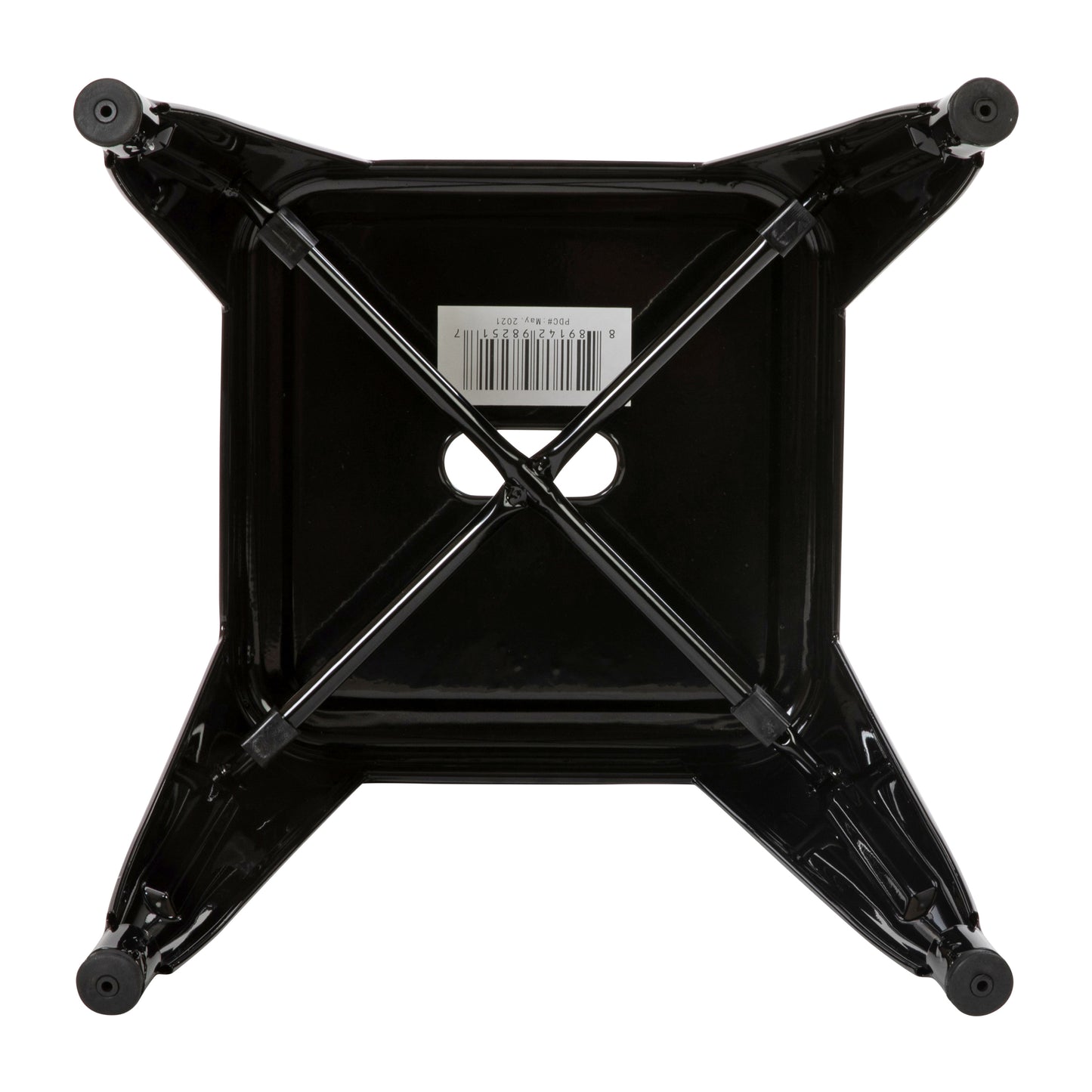 4 Pack Black Metal Stool ET-BT3503-18-BLK-GG