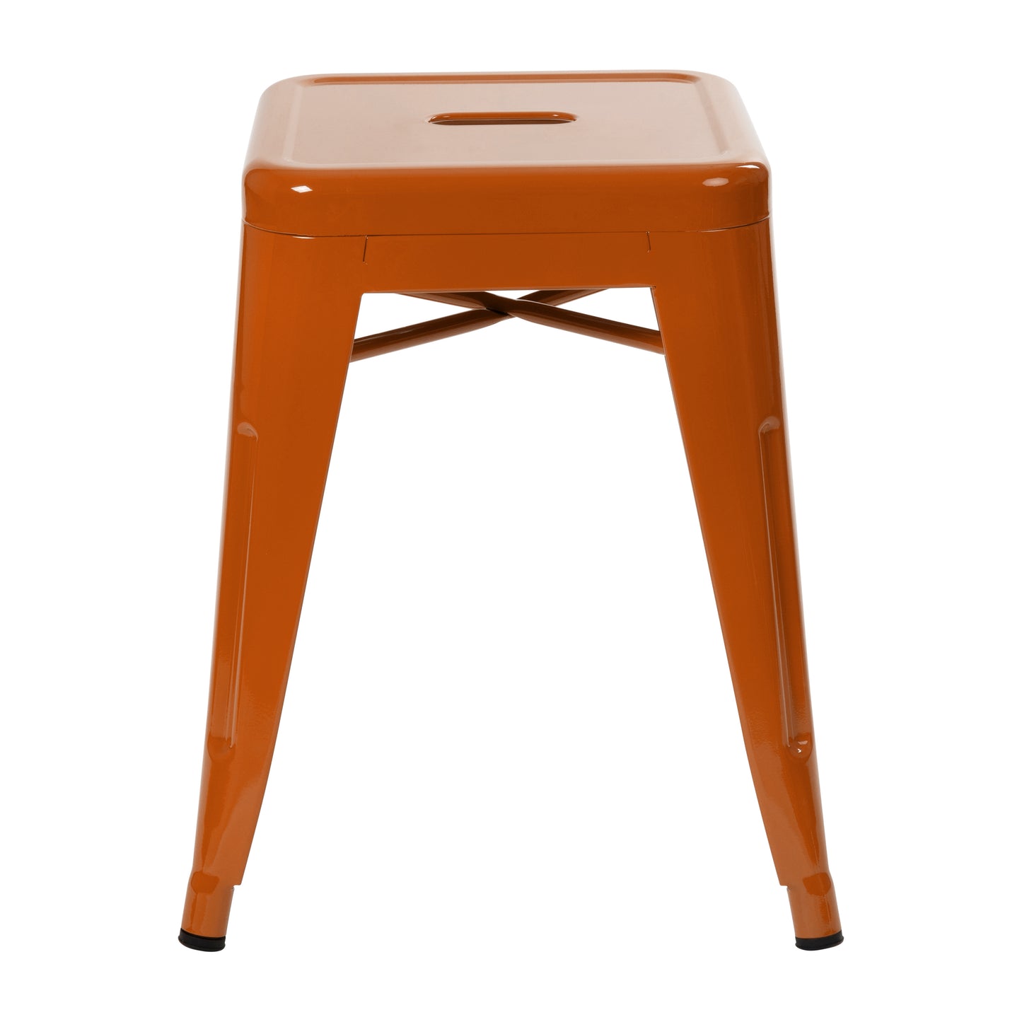 4 Pack Orange Metal Stool ET-BT3503-18-ORG-GG