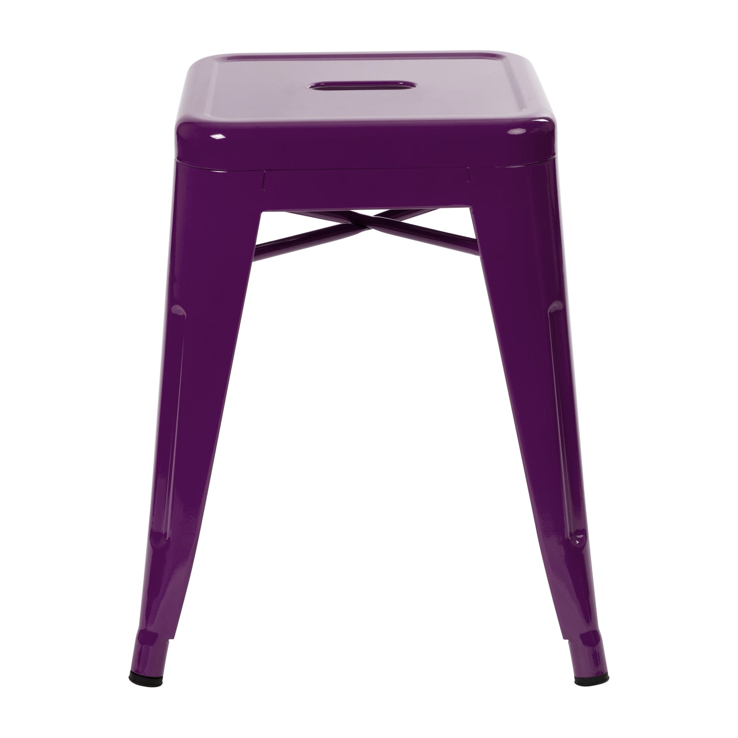 4 Pack Purple Metal Stool ET-BT3503-18-PR-GG