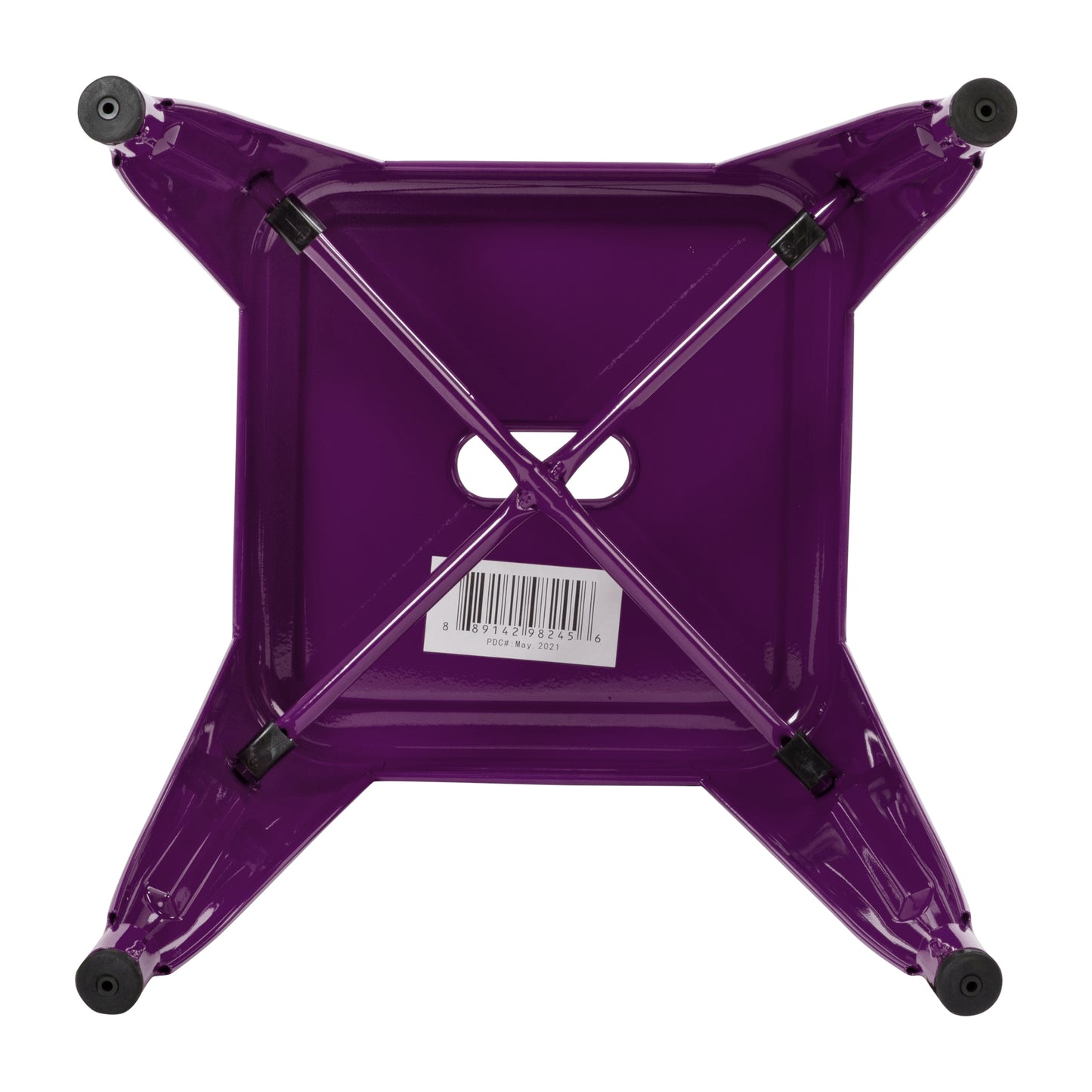 4 Pack Purple Metal Stool ET-BT3503-18-PR-GG