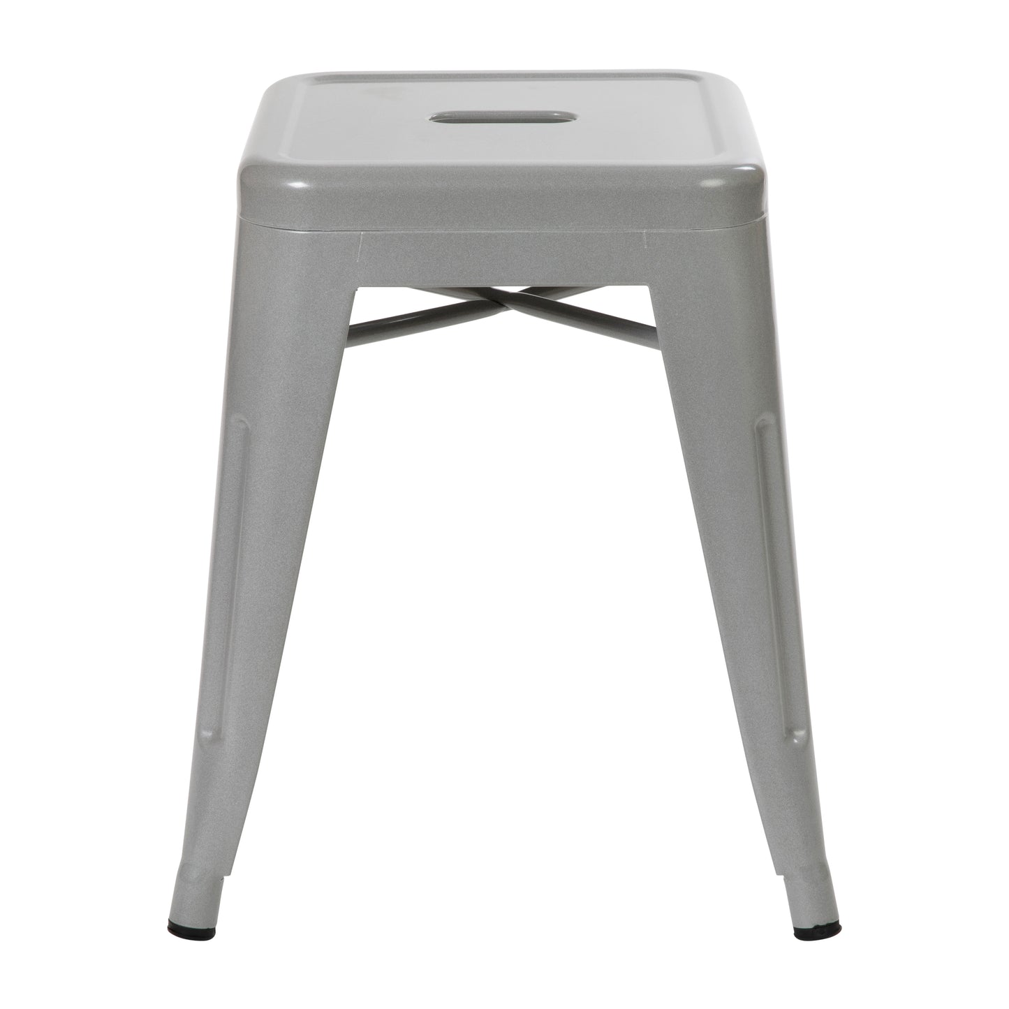 4 Pack Silver Metal Stool ET-BT3503-18-SIL-GG