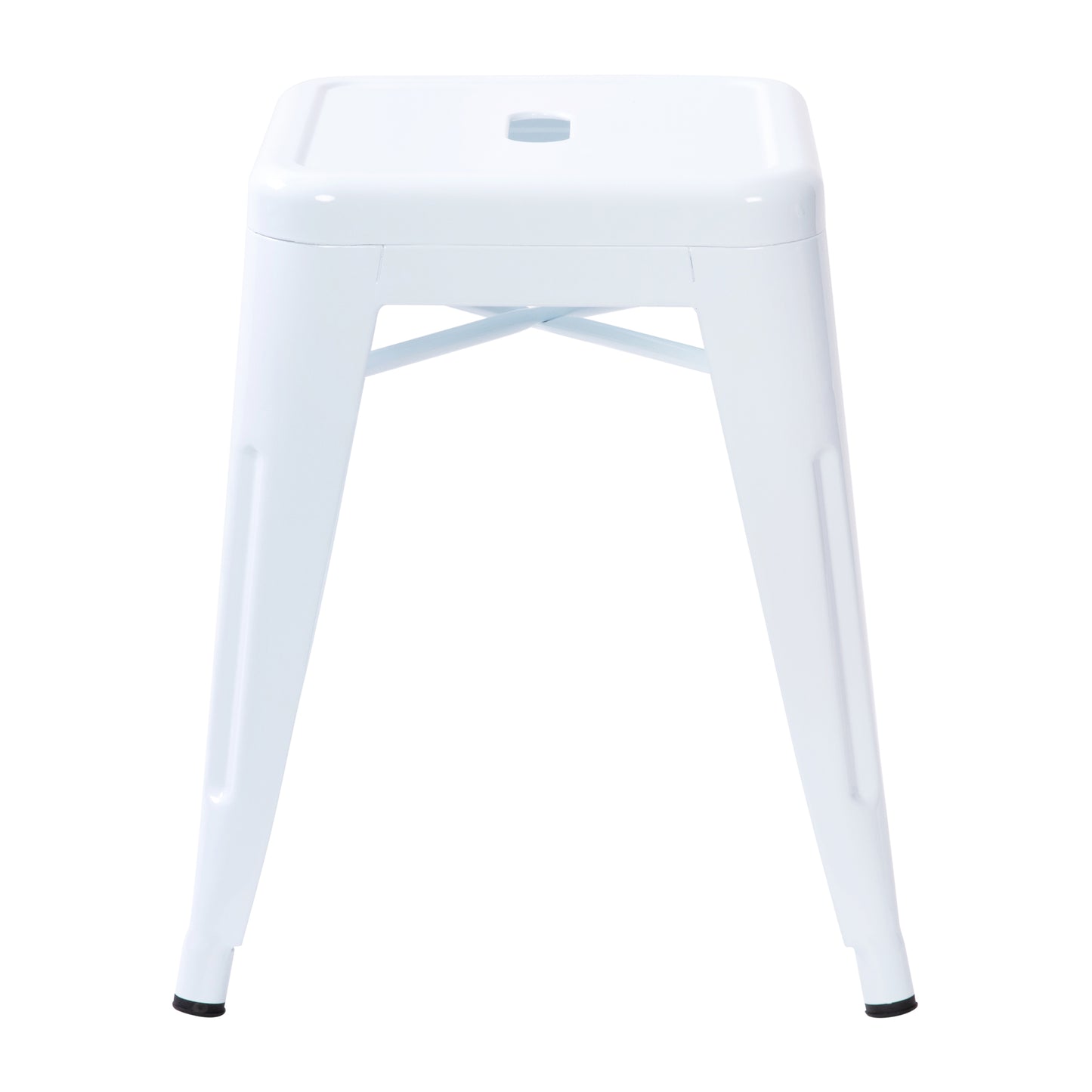 4 Pack White Metal Stool ET-BT3503-18-WH-GG