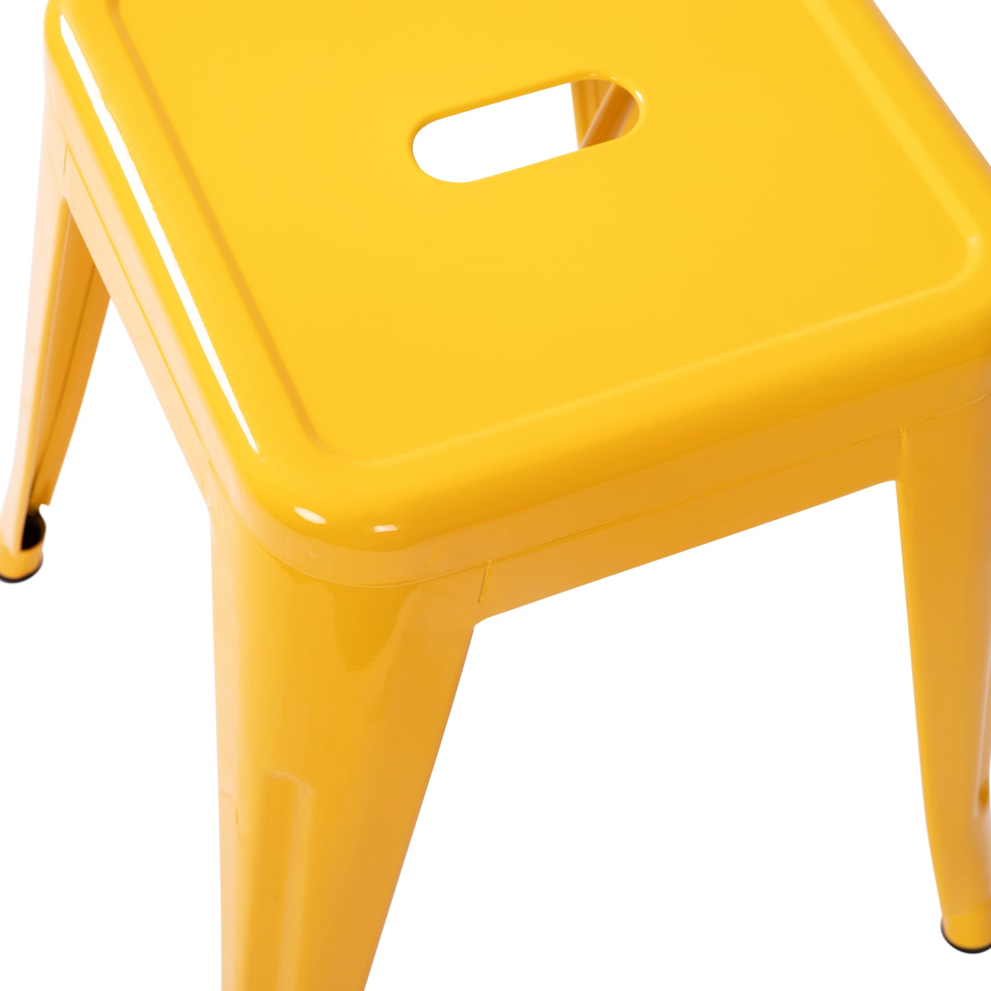 4 Pack Yellow Metal Stool ET-BT3503-18-YL-GG