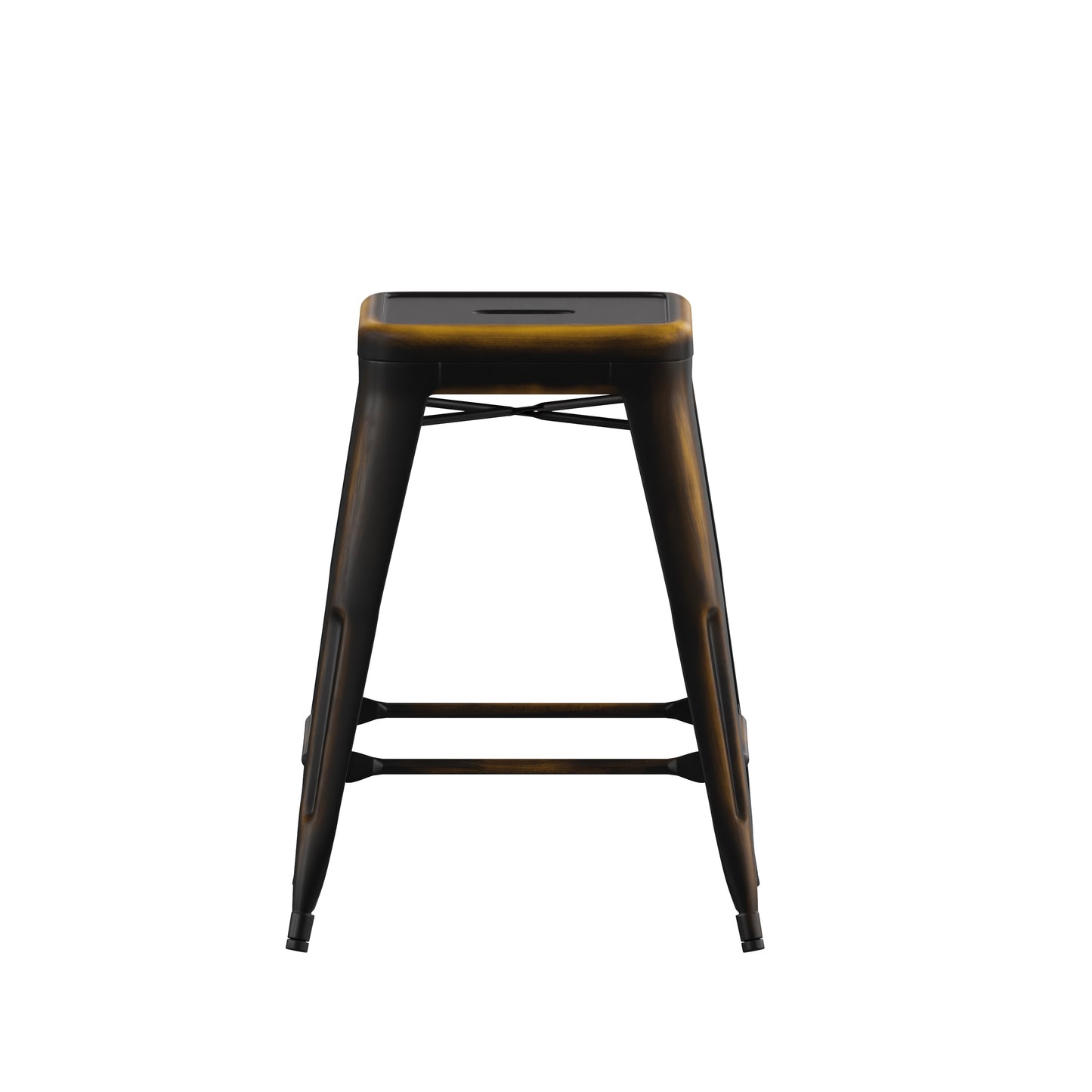 Distressed Copper Metal Stool ET-BT3503-24-COP-GG