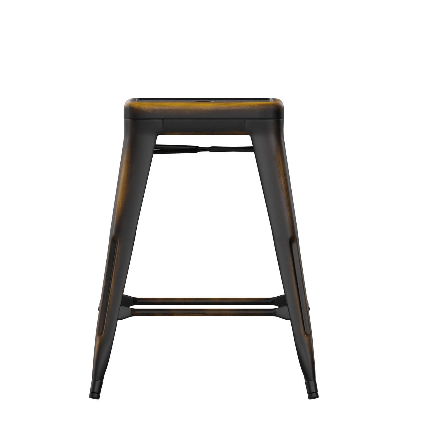 Distressed Copper Metal Stool ET-BT3503-24-COP-GG