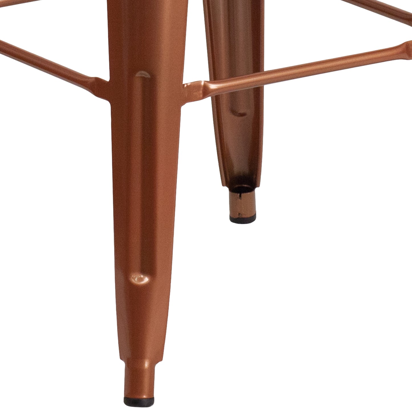 30" Copper No Back Metal Stool ET-BT3503-30-POC-GG