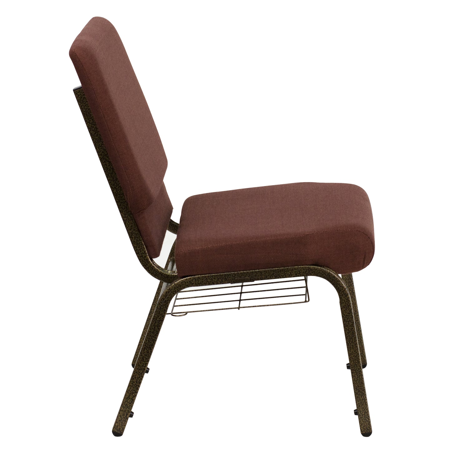 Brown Fabric Church Chair FD-CH02185-GV-10355-BAS-GG