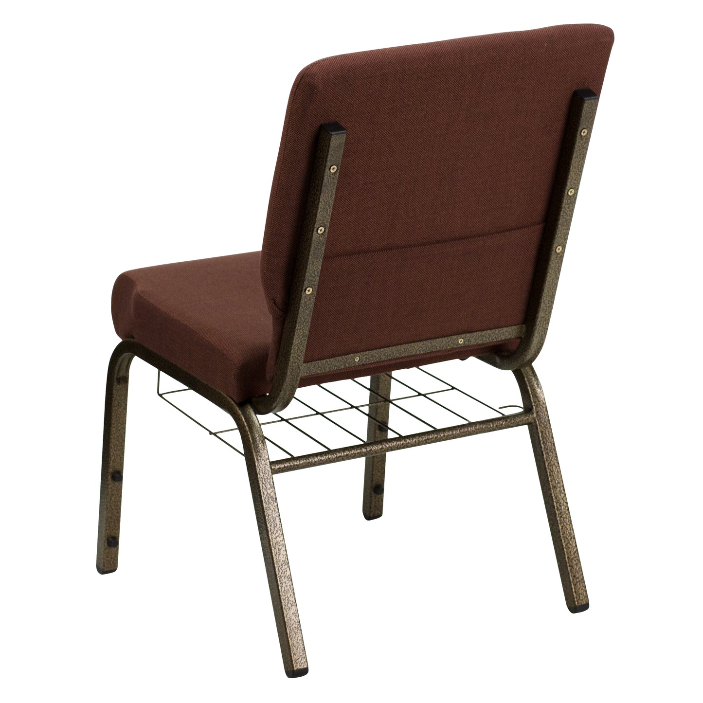 Brown Fabric Church Chair FD-CH02185-GV-10355-BAS-GG