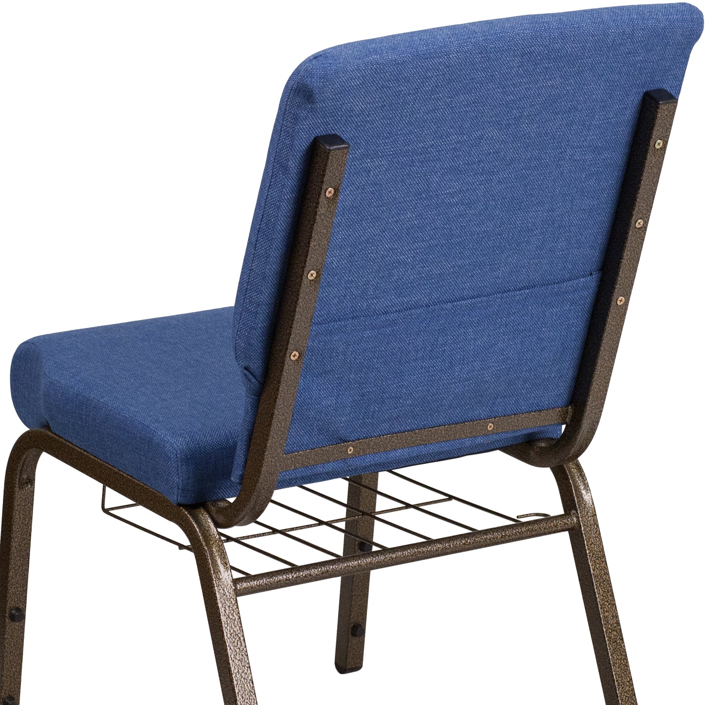 Blue Fabric Church Chair FD-CH02185-GV-BLUE-BAS-GG