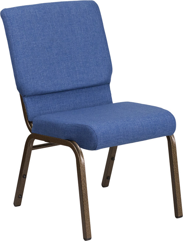 Blue Fabric Church Chair FD-CH02185-GV-BLUE-GG