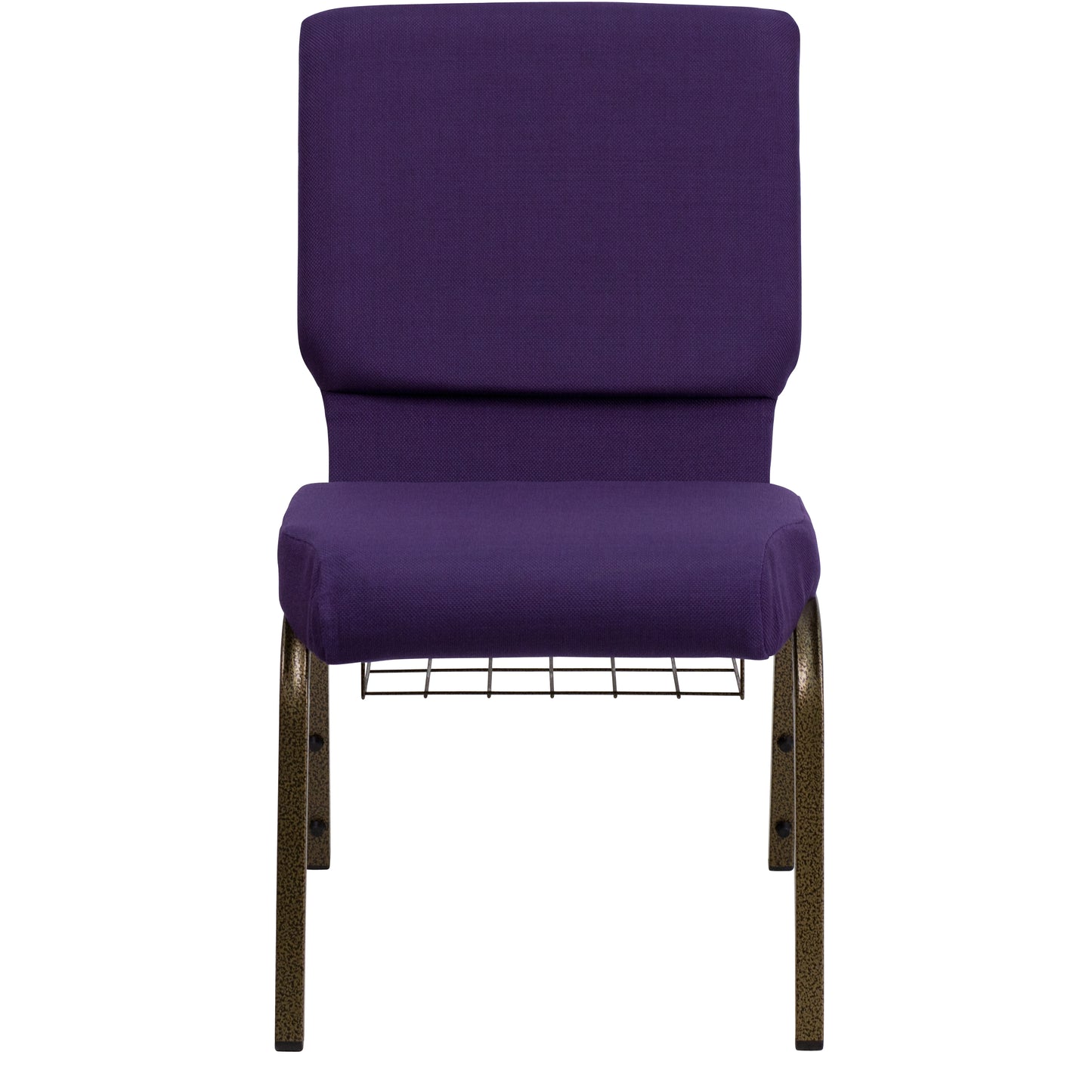 Purple Fabric Church Chair FD-CH02185-GV-ROY-BAS-GG