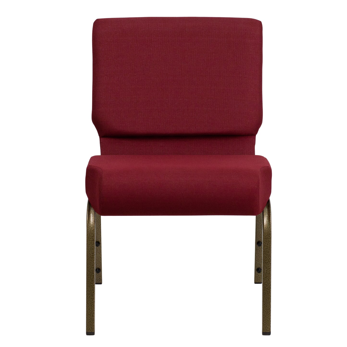 Burgundy Fabric Church Chair FD-CH0221-4-GV-3169-GG