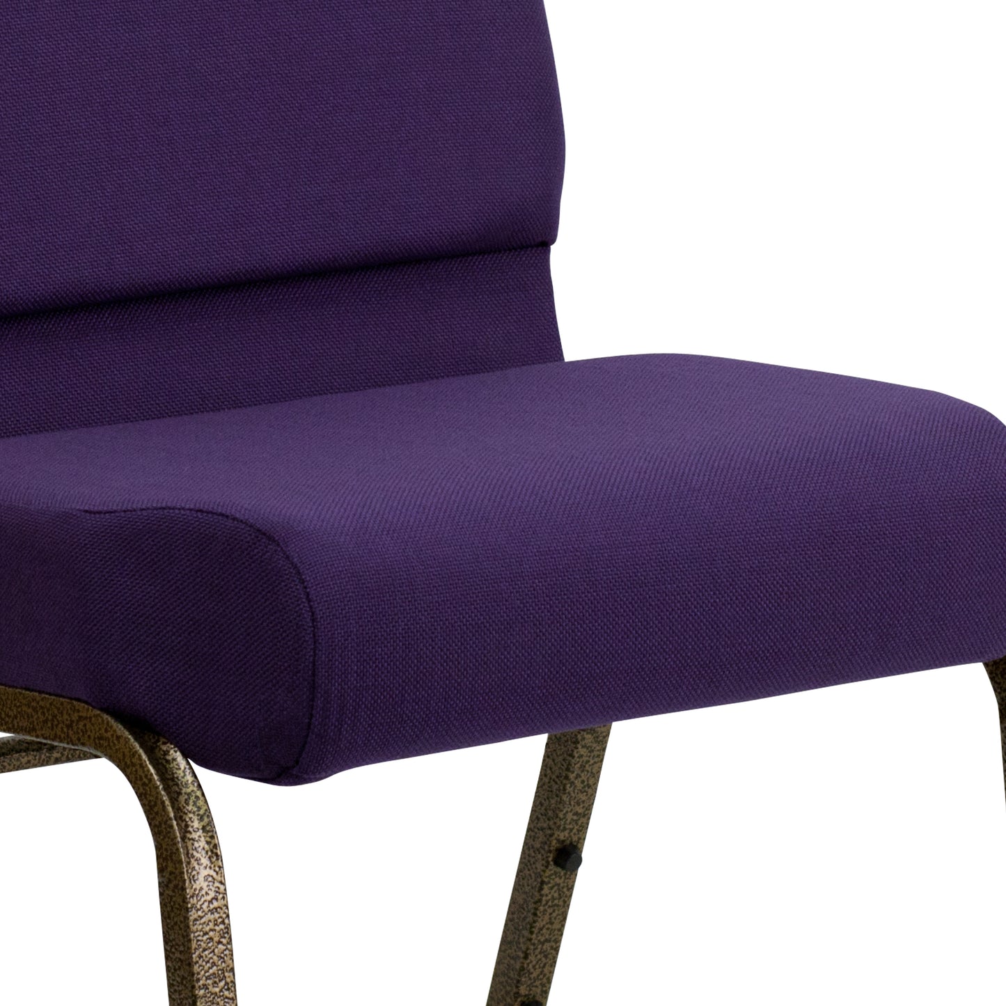 Purple Fabric Church Chair FD-CH0221-4-GV-ROY-GG