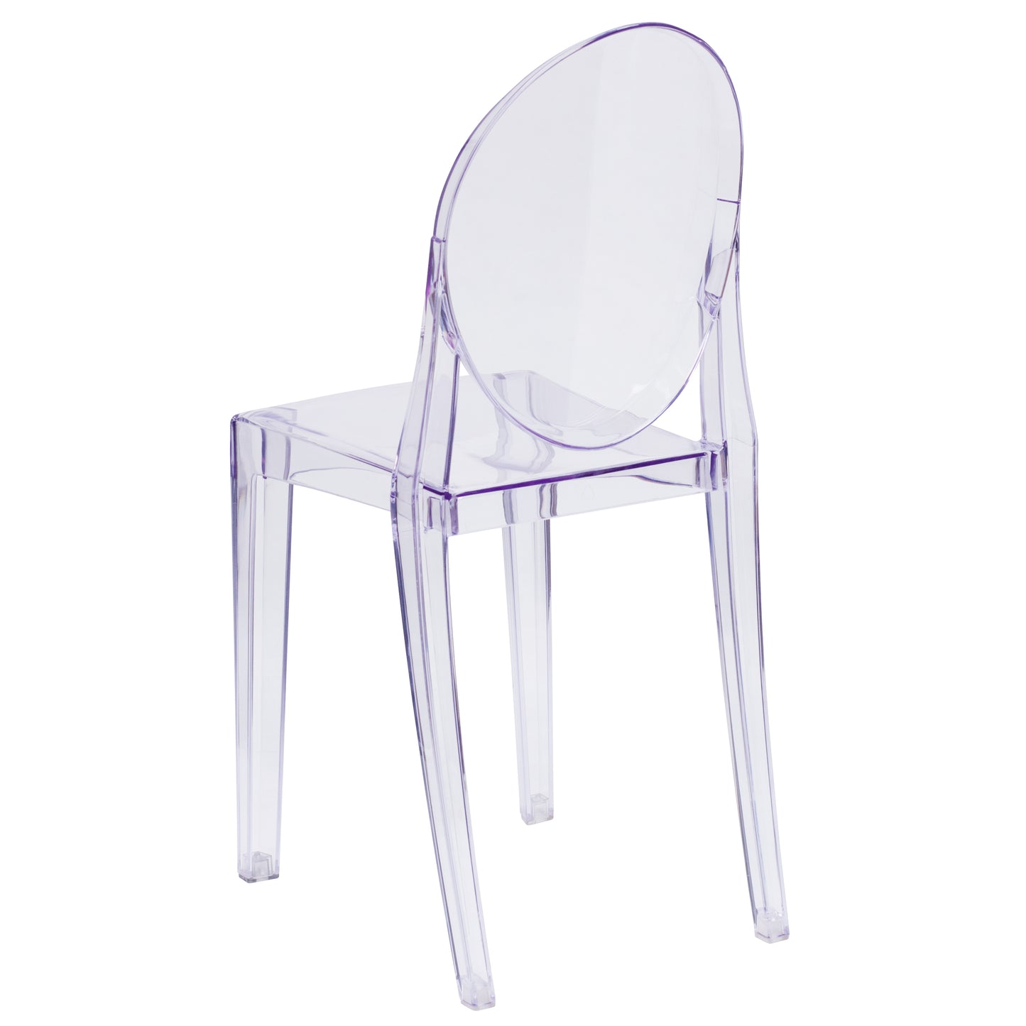 Ghost Stacking Side Chair FH-111-APC-CLR-GG