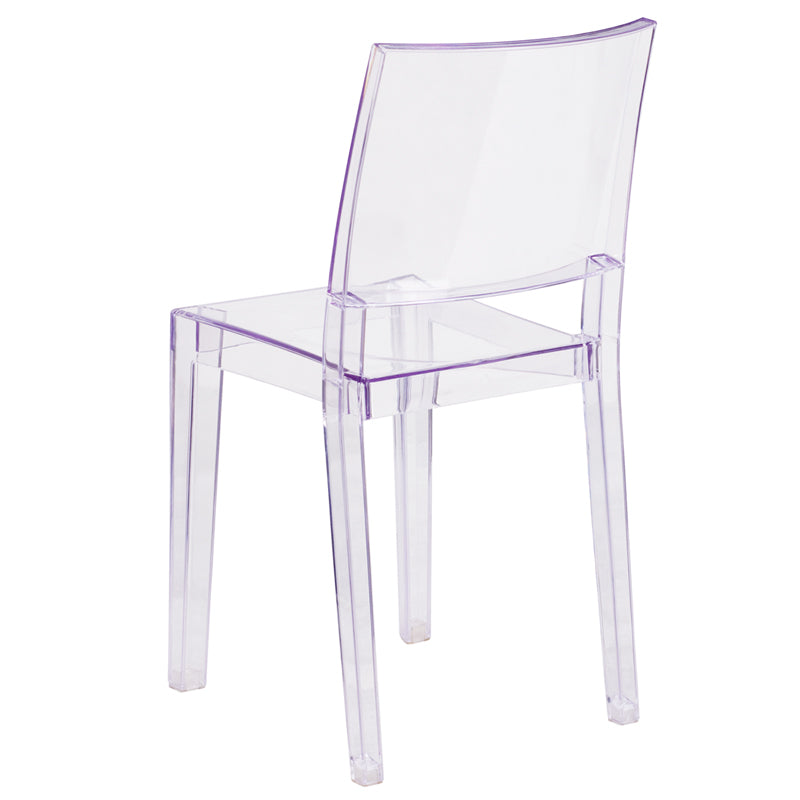 Clear Stacking Side Chair FH-121-APC-GG