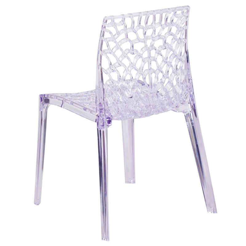 Clear Stacking Side Chair FH-161-APC-GG