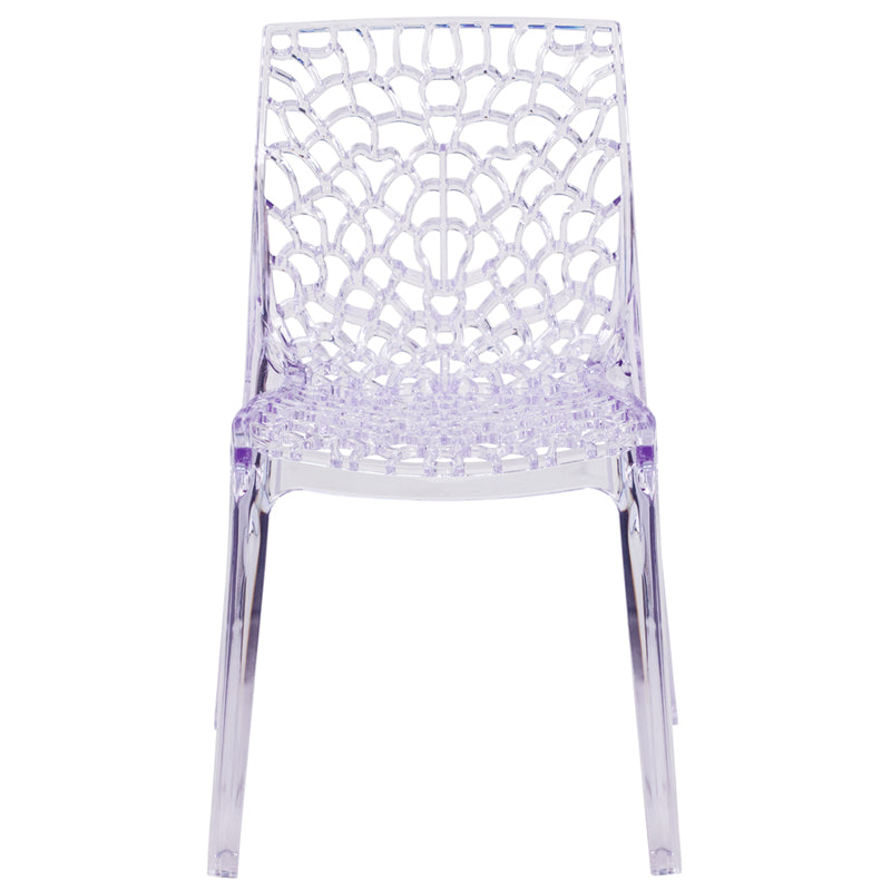 Clear Stacking Side Chair FH-161-APC-GG