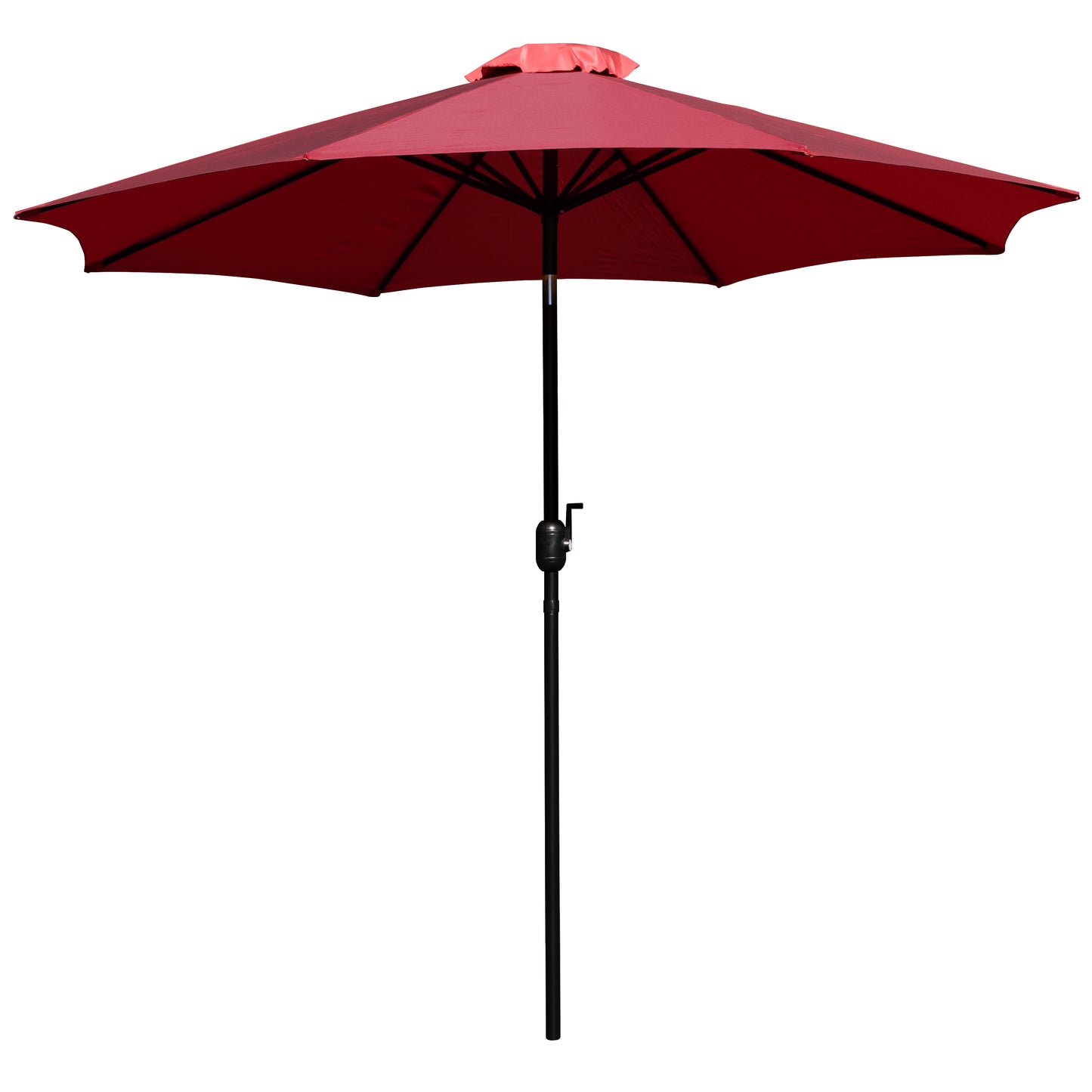 Red 9 FT Round Patio Umbrella GM-402003-RED-GG