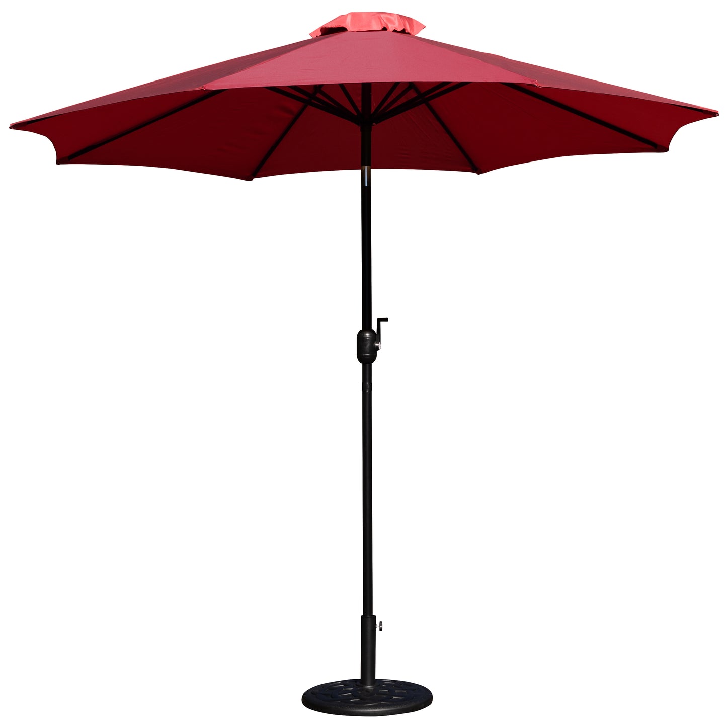 Red Umbrella & Black Base Set GM-402003-UB19B-RED-GG