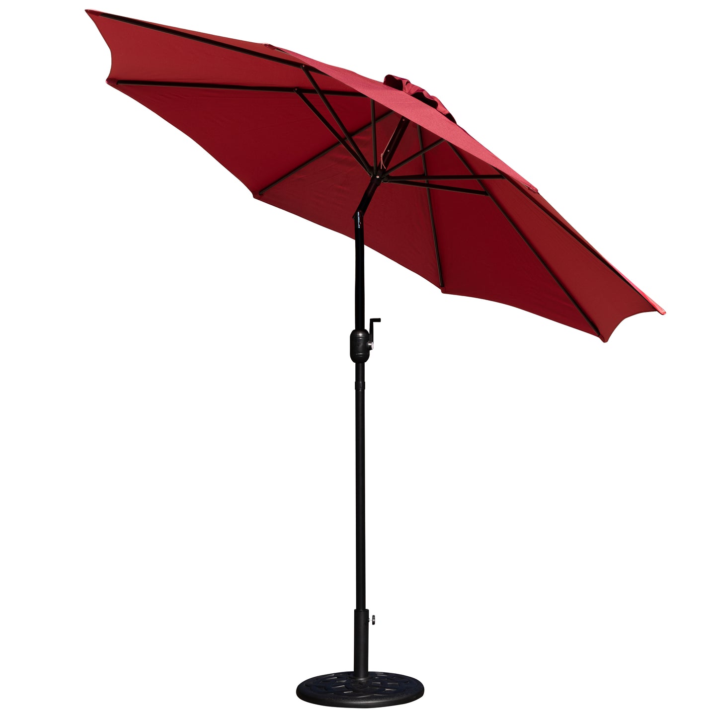 Red Umbrella & Black Base Set GM-402003-UB19B-RED-GG