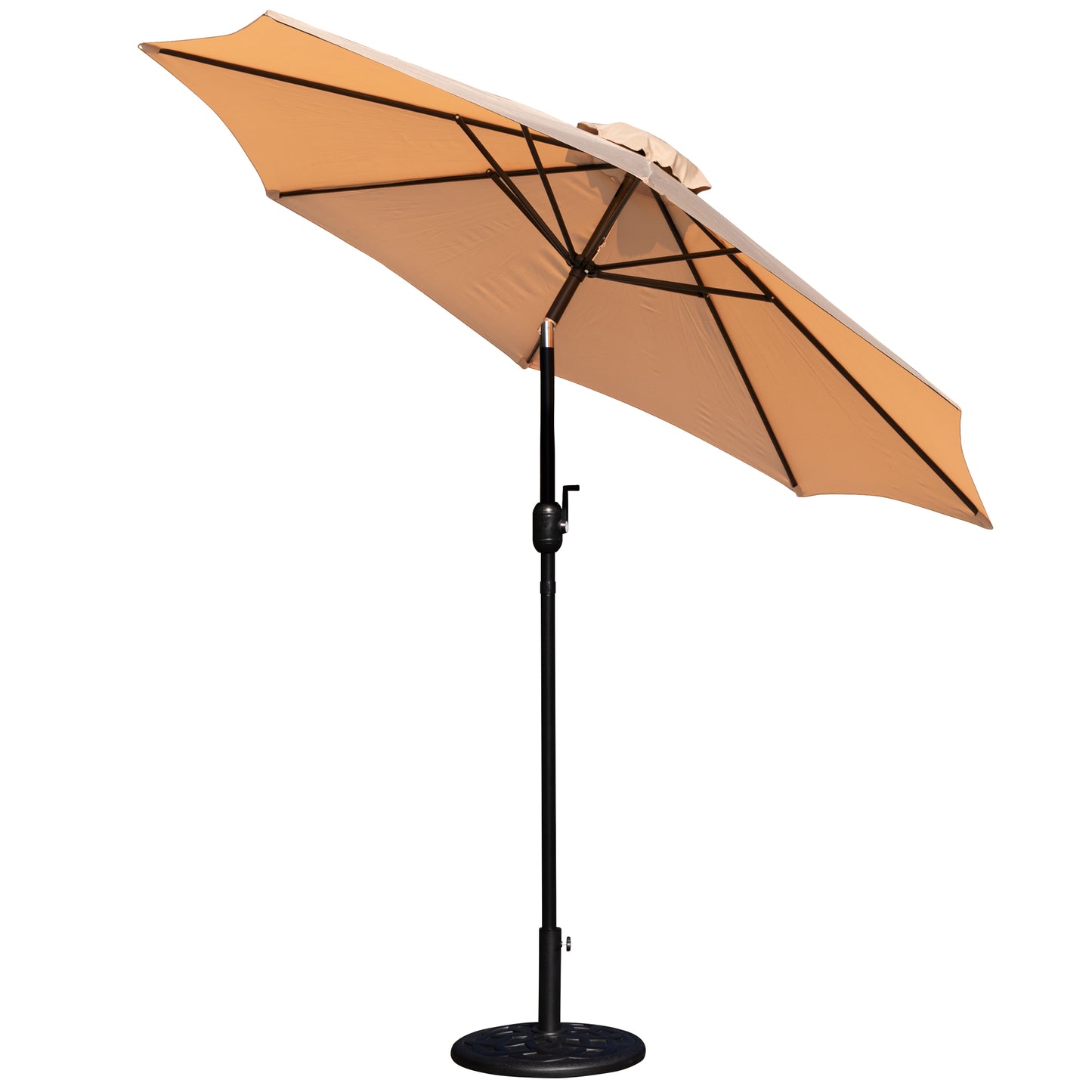 Tan Umbrella & Black Base Set GM-402003-UB19B-TAN-GG