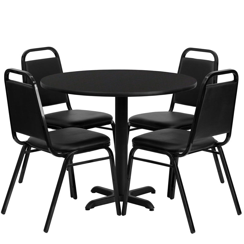 36RD BK Table-Banquet Chair HDBF1001-GG