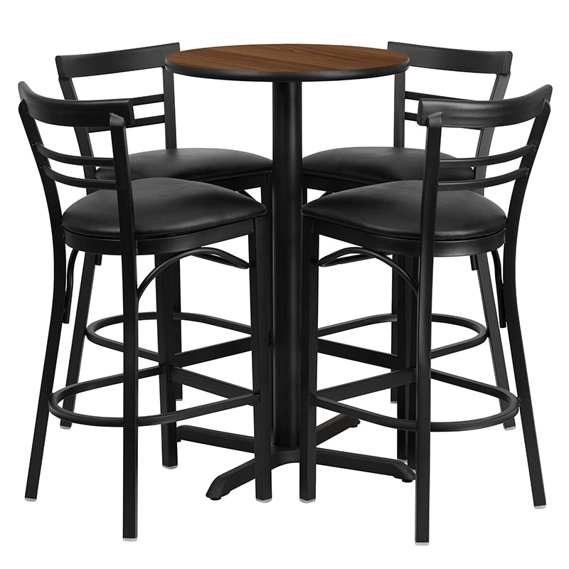 24RD WA Bar Table-BK VYL Seat HDBF1036-GG