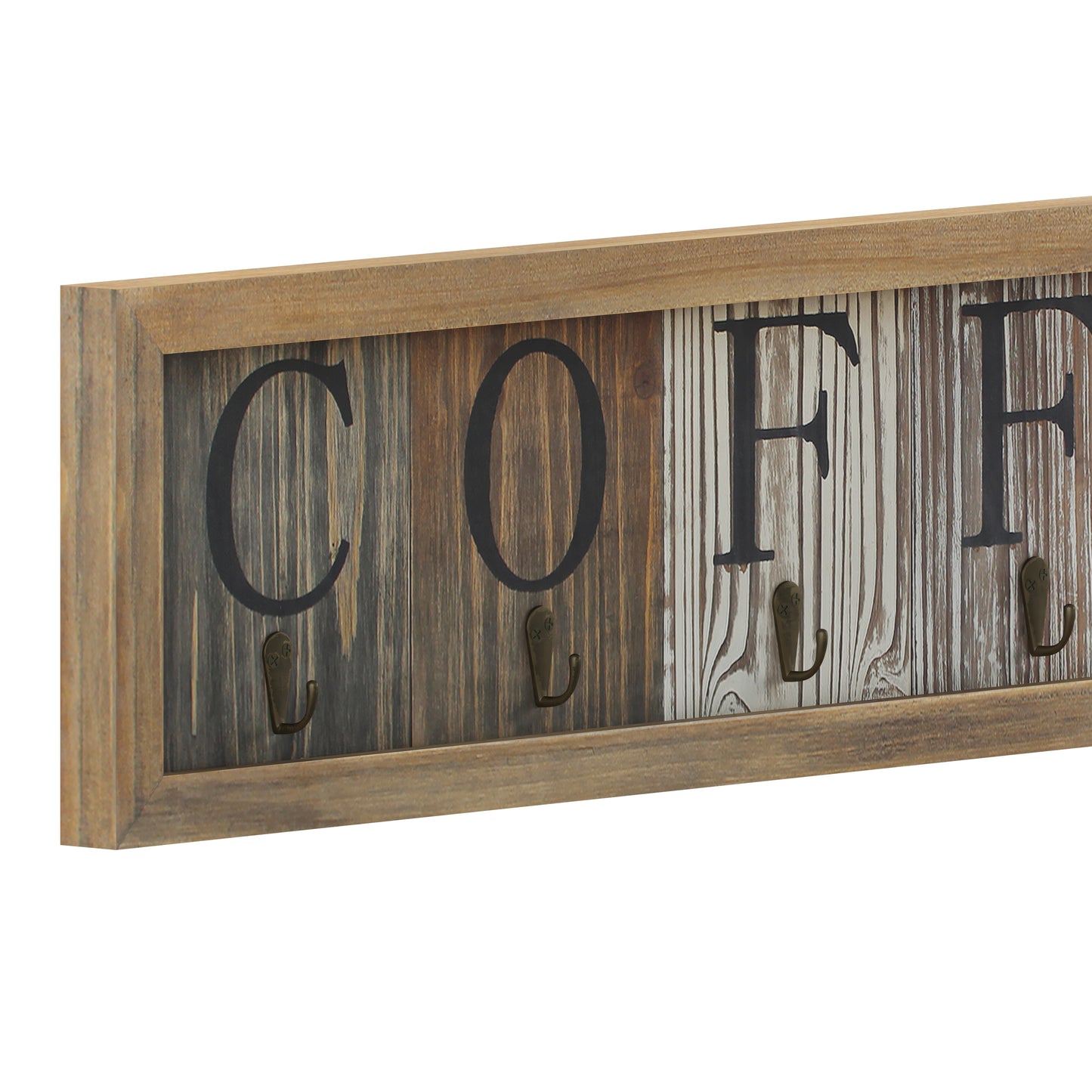 Distressed Coffee Cup Rack HFKHD-GDI-CRE8-642315-GG