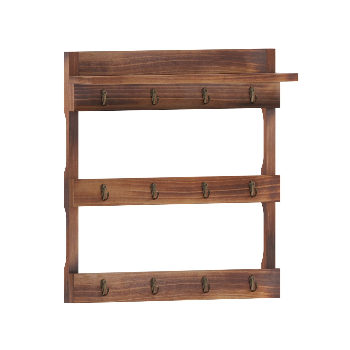 Rustic Brown Coffee Mug Rack HFKHD-GDI-CRE8-922315-GG