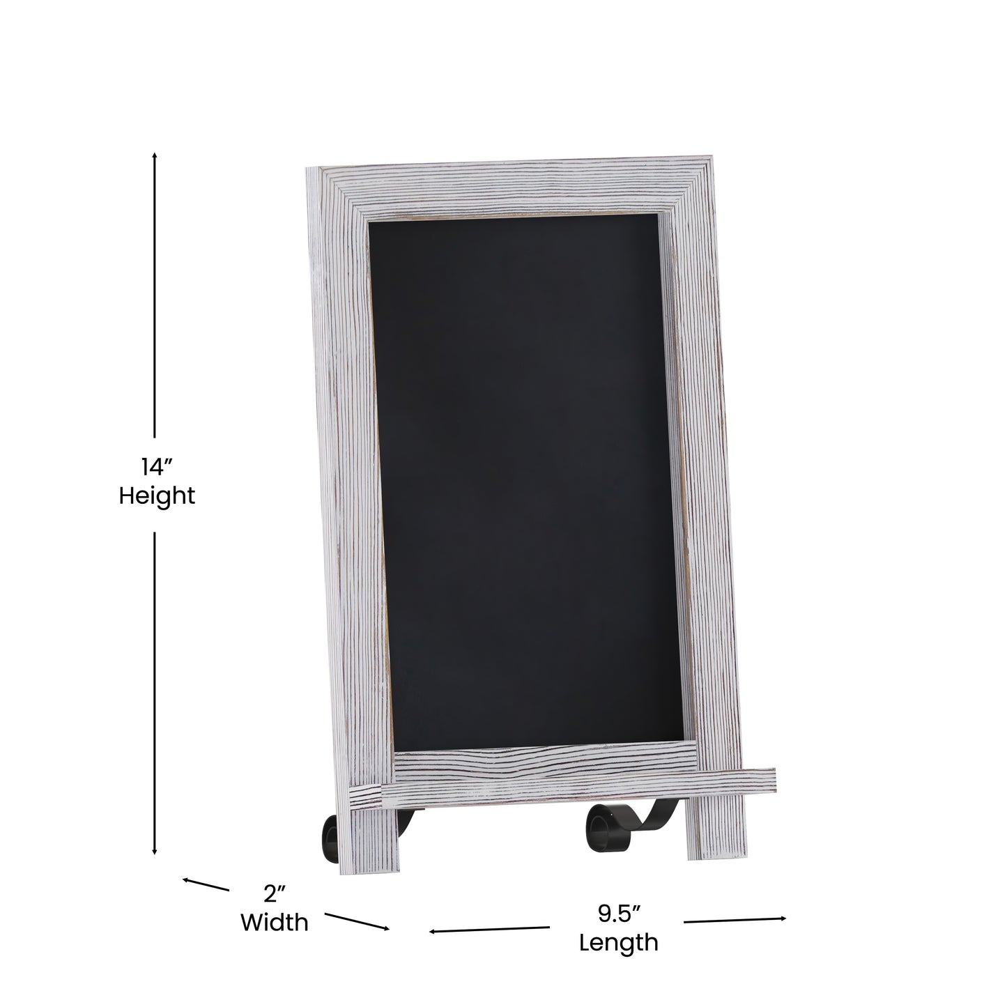 Whitewash Tabletop Chalkboard HFKHD-GDIS-CRE8-022315-GG