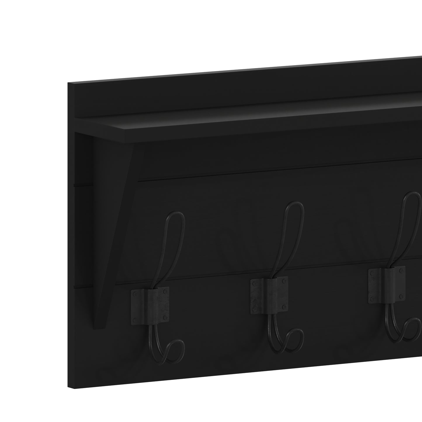 Black Wall Mount Shelf HFKHD-GDIS-CRE8-932315-GG