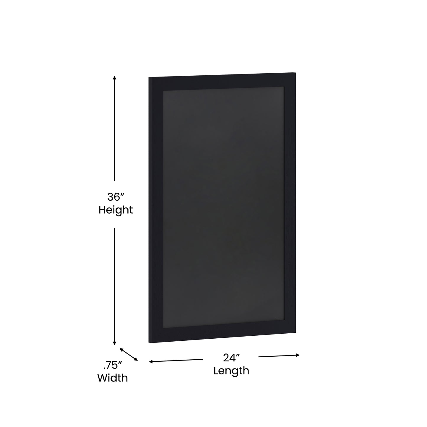 Black Hanging Chalkboard HGWA-4GD-CRE8-172315-GG