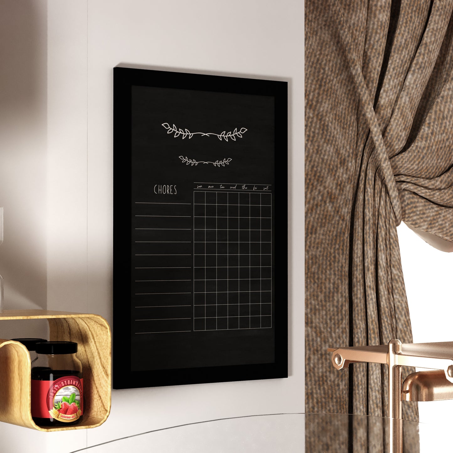 Black Hanging Chalkboard HGWA-4GD-CRE8-172315-GG