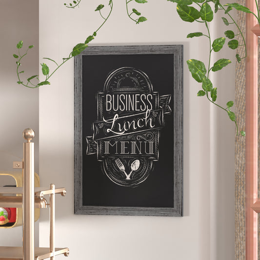 Rustic Gray Hanging Chalkboard HGWA-5GD-CRE8-272315-GG