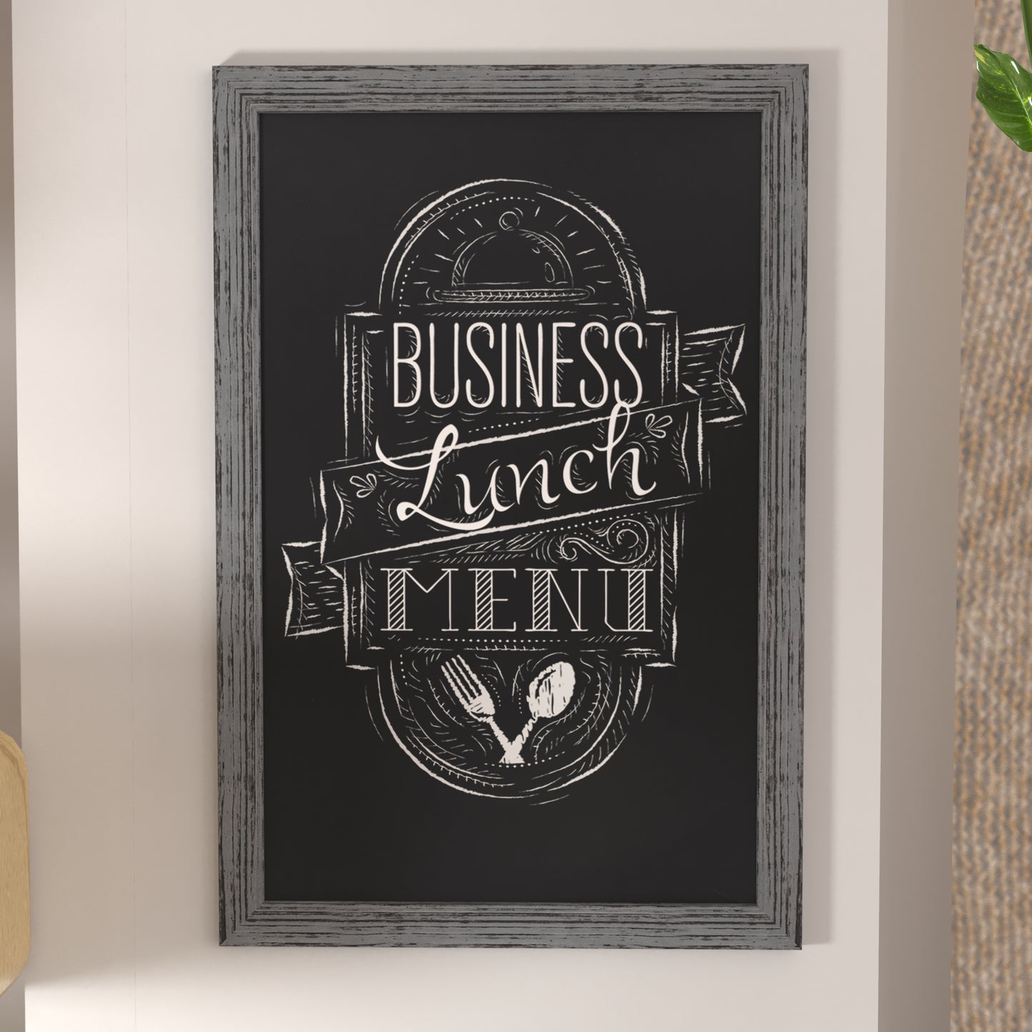 Rustic Gray Hanging Chalkboard HGWA-5GD-CRE8-272315-GG