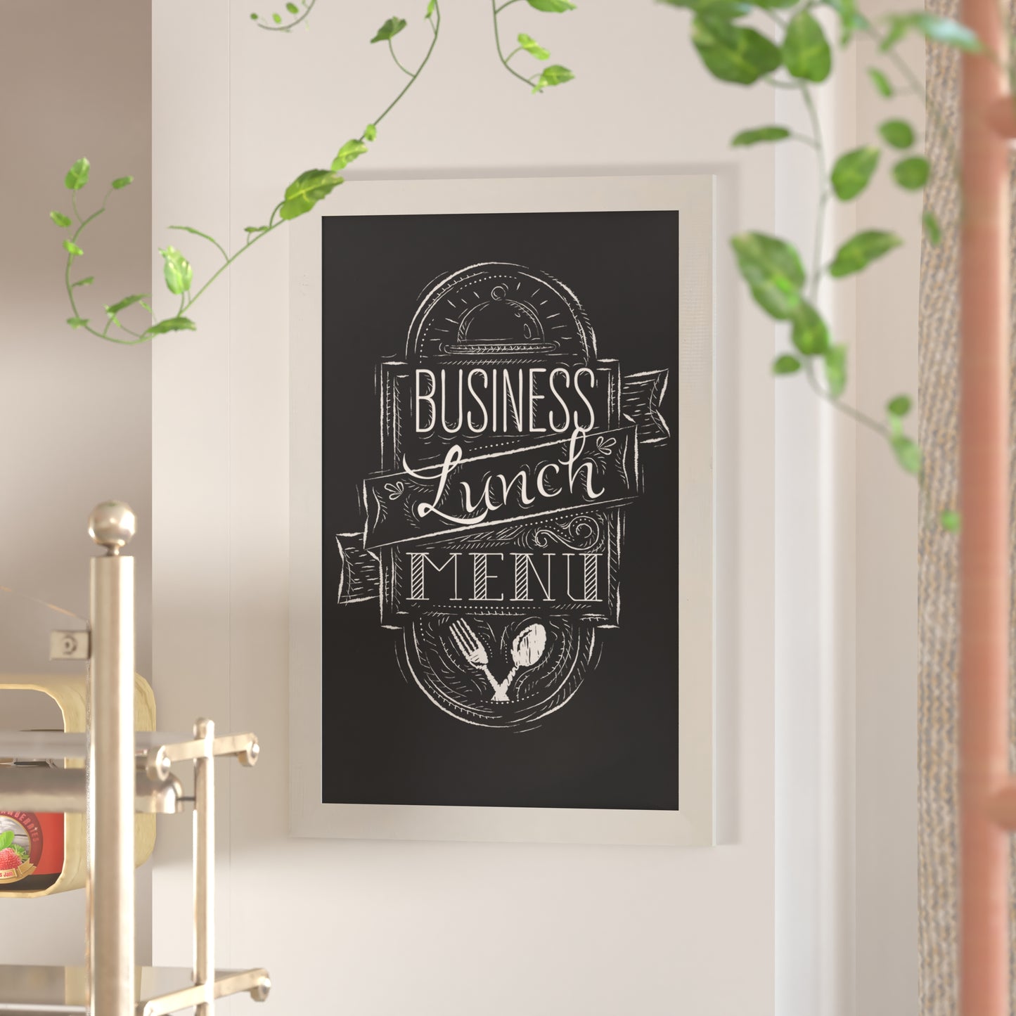 White Hanging Chalkboard HGWA-7GD-CRE8-364315-GG