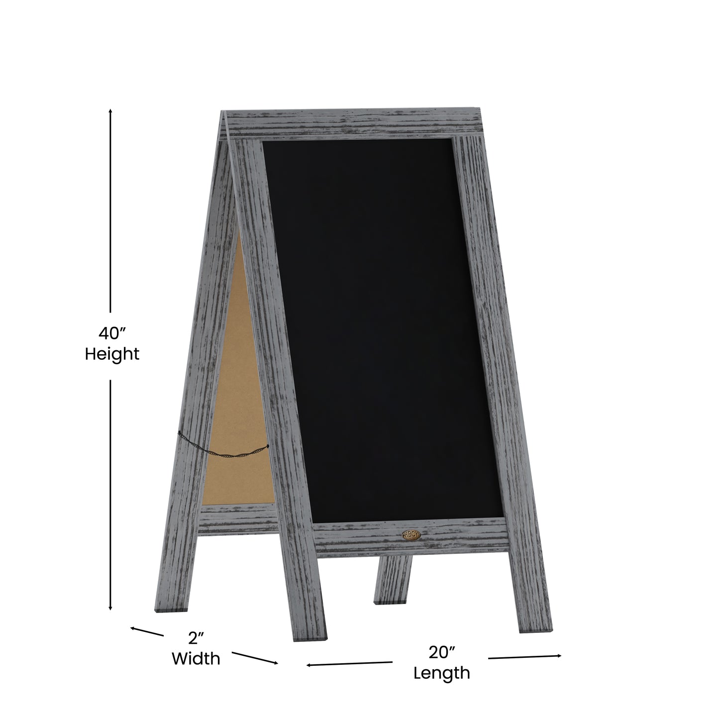 Graywash A-Frame Chalkboard HGWA-GDI-CRE8-132315-GG