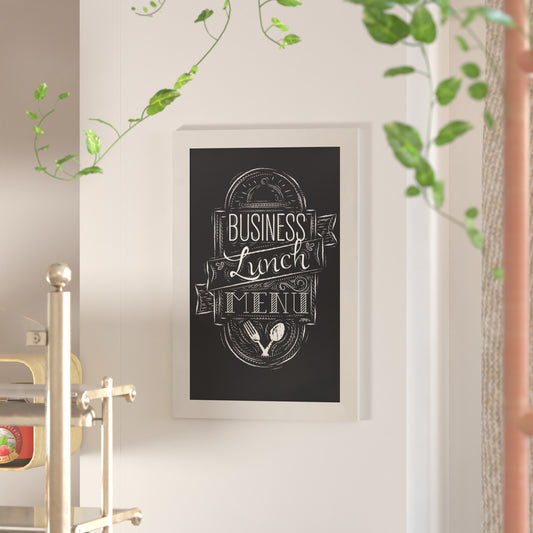 White Hanging Chalkboard HGWA-GDI-CRE8-164315-GG