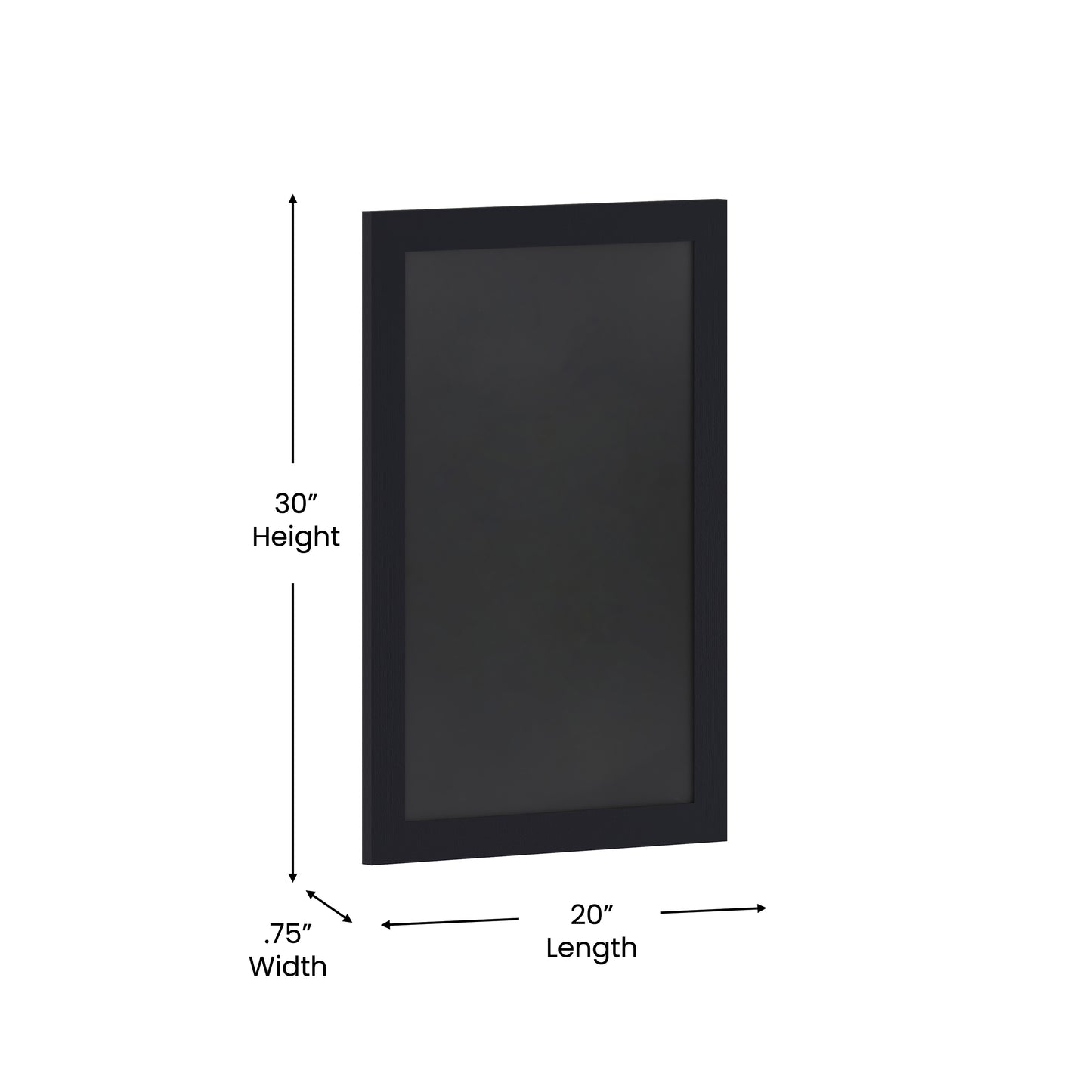 Black Hanging Chalkboard HGWA-GDI-CRE8-452315-GG