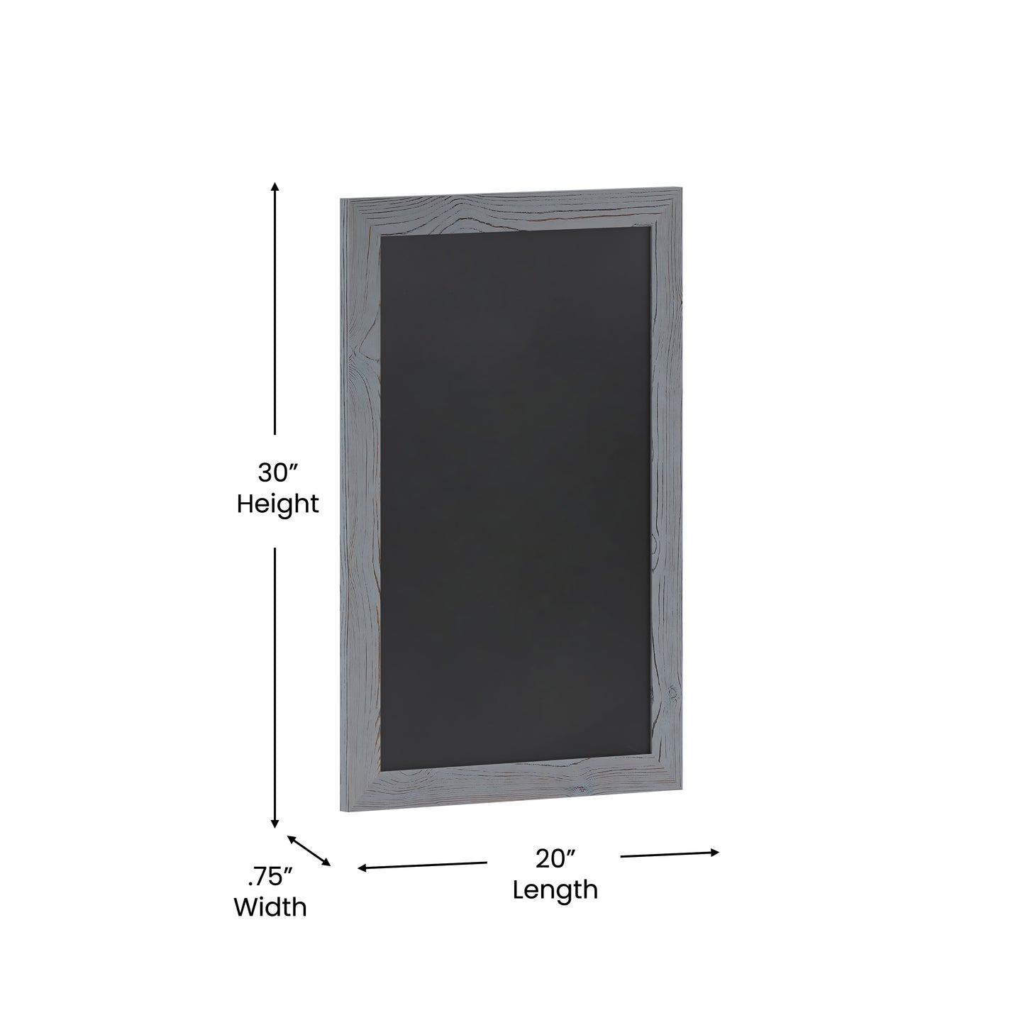 Rustic Gray Hanging Chalkboard HGWA-GDI-CRE8-552315-GG