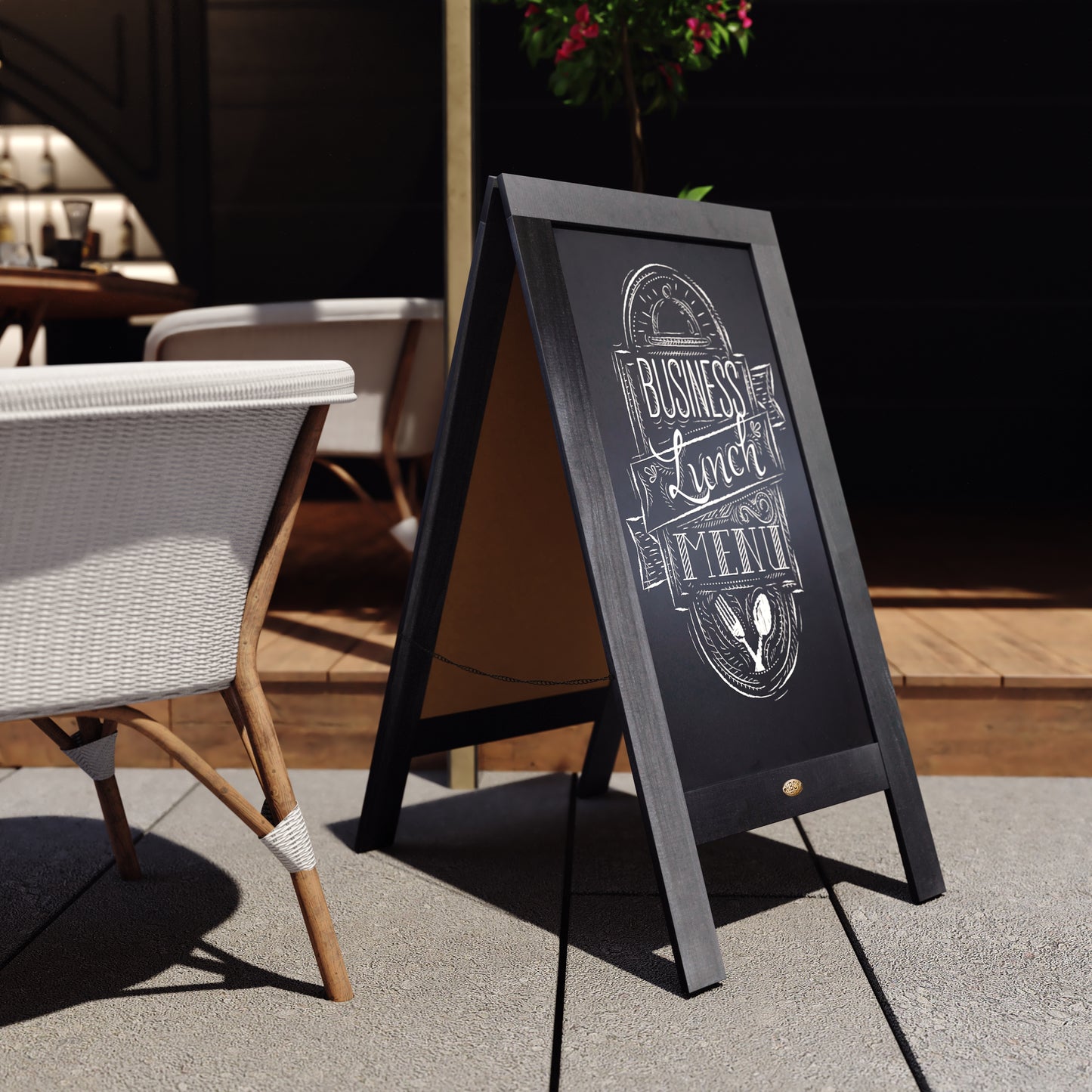 Black A-Frame Chalkboard HGWA-GDI-CRE8-612315-GG