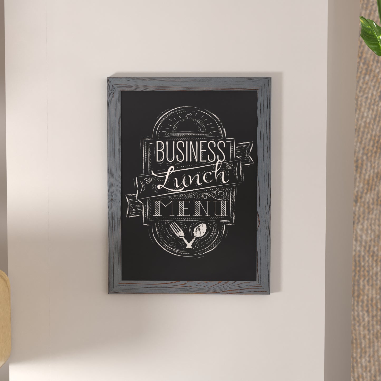 Rustic Gray Hanging Chalkboard HGWA-GDIS-CRE8-062315-GG