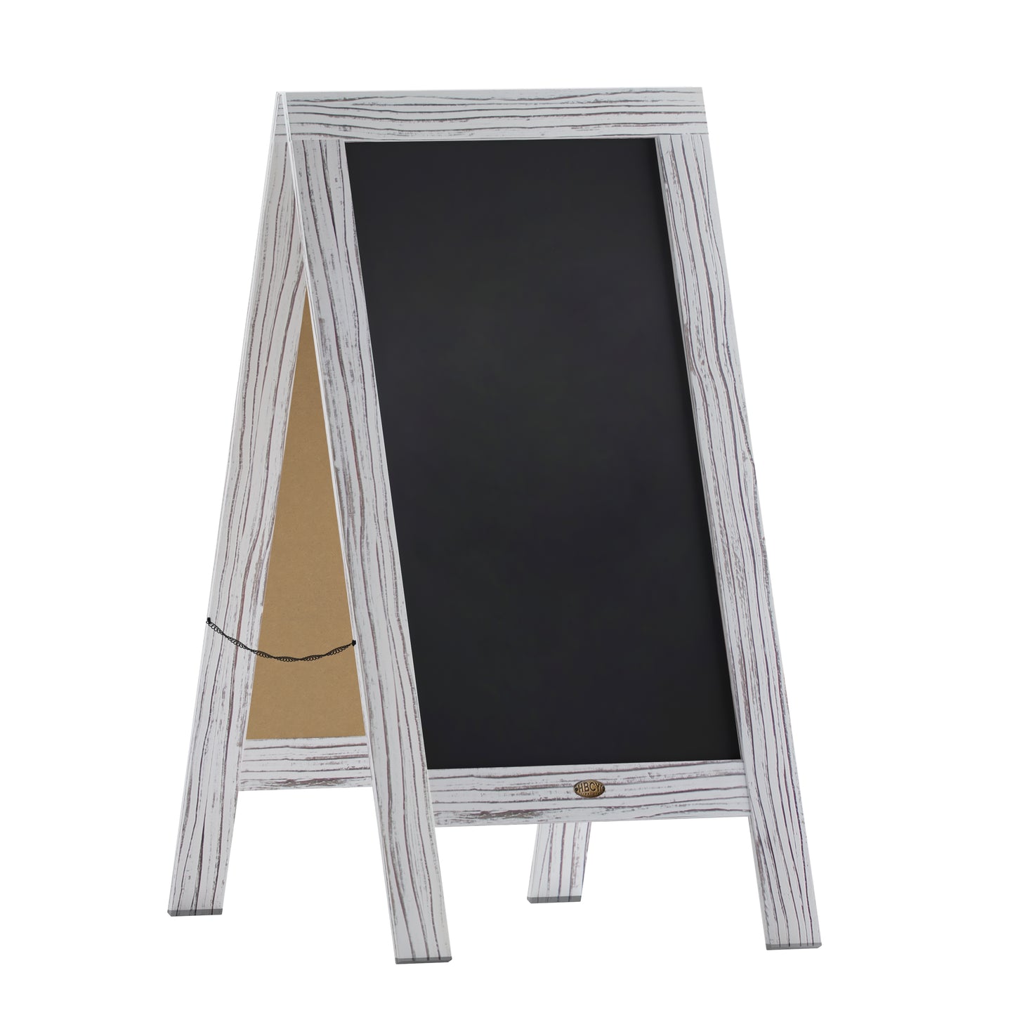 Whitewashed A-Frame Chalkboard HGWA-GDIS-CRE8-342315-GG